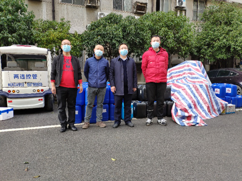 仙桃公司捐款捐物助力當(dāng)?shù)卣块T防控疫情