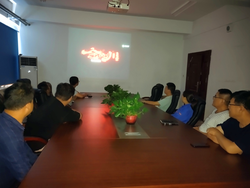 仙桃公司組織觀看愛國主義電影活動