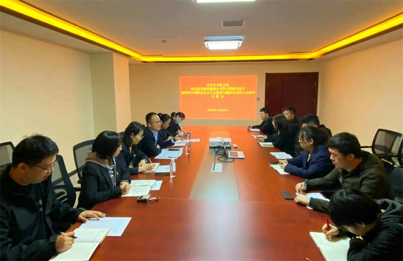 （二）公司所屬各單位迅速傳達學習新型能源公司主題教育動員會精神