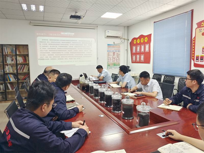 公司副總經理劉新成到黨建聯系點開展《習近平著作選讀》宣講暨主題教育專題黨課